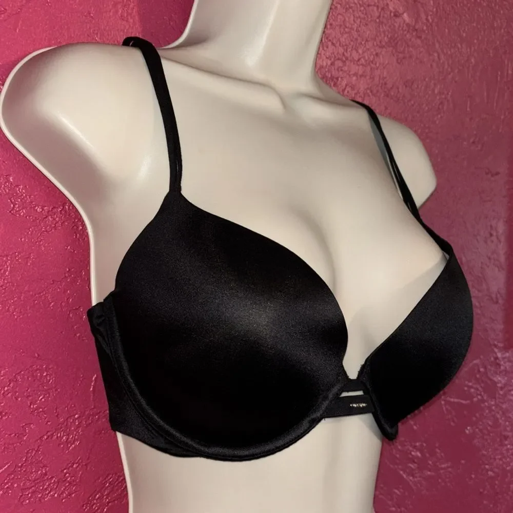 Victoria’s Secret diamonte black Very Sexy push-up bra size 32DD